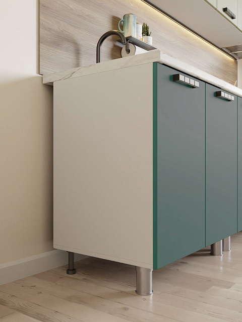 Кухонный гарнитур «Лаванда» 2,0м, изумруд. Фото 4