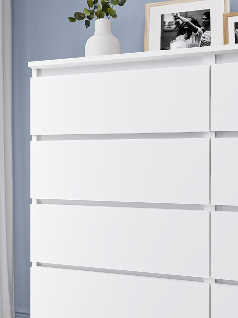 Комод Мори МК 1200.10, Белый. Фото 5