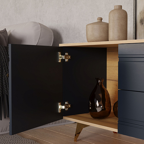 Тумба Вега Сапфир ТВ 1500, темно-синий. Фото 5