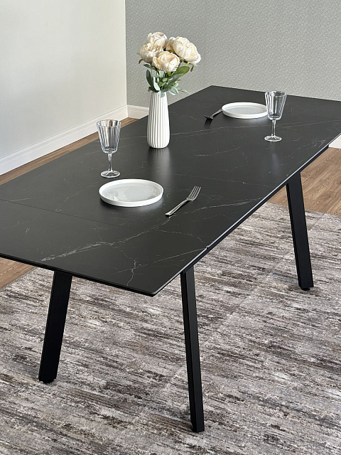 Стол Герцог 140, Черный. Фото 2