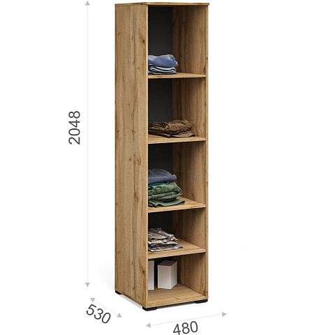 Пенал «Лацио Сканди» 1д ПР, Вотан/Сканди графит. Фото 2