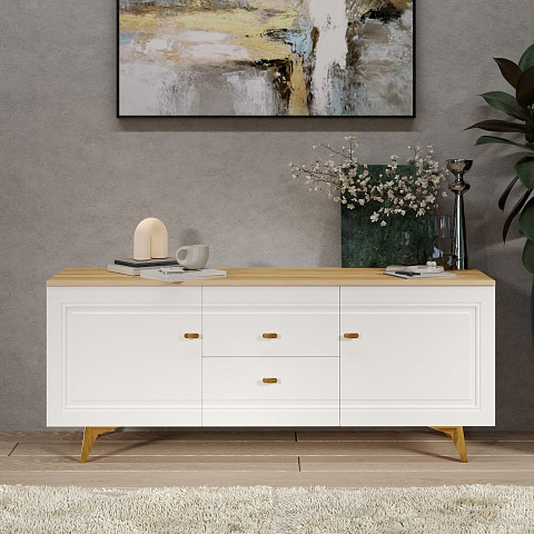 Тумба Вега Сапфир ТВ 1500, белый глянец. Фото 5