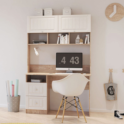 Стол «Богуслава» М16, дуб барик/крем брюле. Фото 5