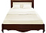 Кровать с мягким изголовьем Неаполь 160 Т-520, вишня. Фото 2