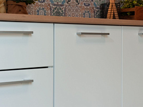 Кухонный гарнитур «Ника» Глосс 2,4м, Белый глянец от магазина Мебельный дом