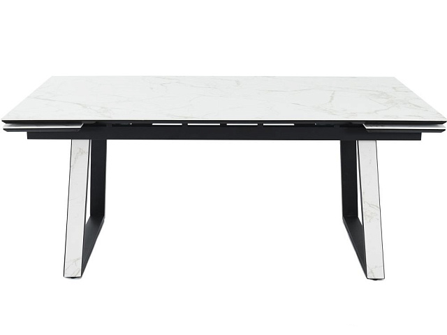 Стол «Monaco» Quadro, Calacata vaglioro, каркас черный. Фото 1