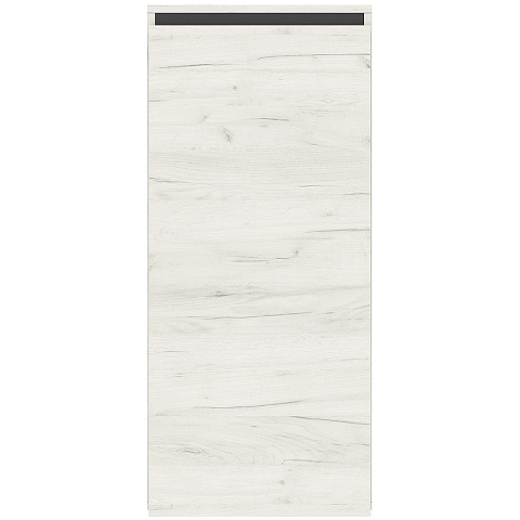 Шкаф пенал «Гретта» 1С навесной, Крафт белый-Антрацит. Фото 2