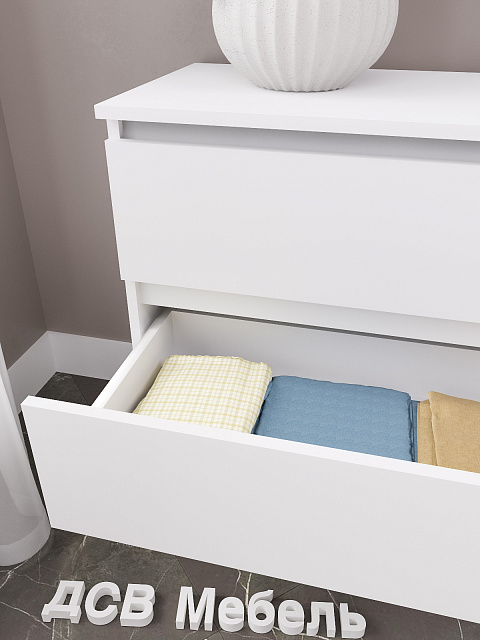 Комод Мори МК 1380.6, Белый. Фото 4