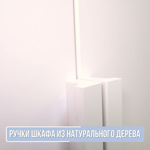 Шкаф «Илия» М2 2д, Дуб ирландский/Амаретти/Белый. Фото 3