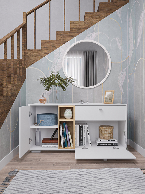 Комод Ланс К101, Белый. Фото 2