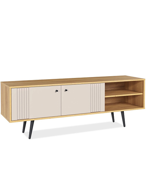 Тумба Вега Саксония ТВ150 с нишами, миндаль. Фото 2