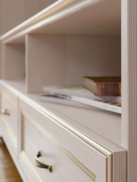 Тумба Сиена ТВ 1, бежевая. Фото 3