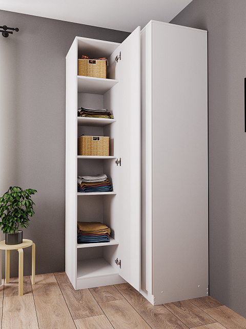 Шкаф Мори МШУ 960.1, Белый. Фото 3