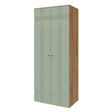 Шкаф Вега Саксония 90, серо-зеленый. Фото 1