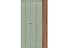 Шкаф Вега Саксония 90, серо-зеленый. Фото 1