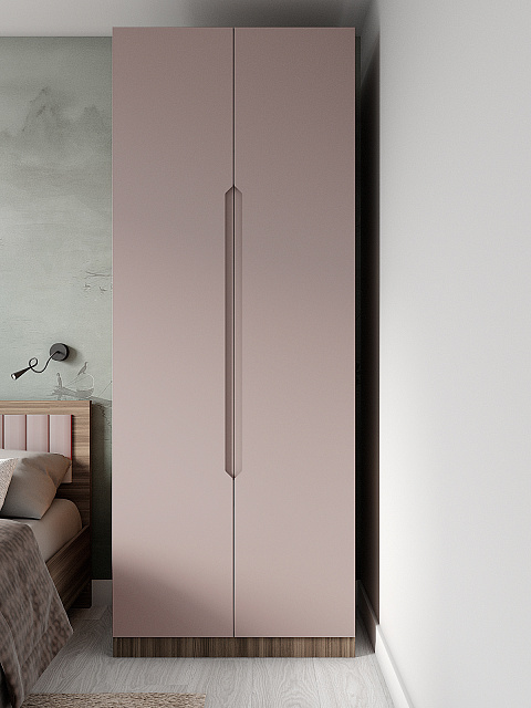 Шкаф Роза 900 Тренто, пудра скин. Фото 1