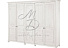 Шкаф для одежды Рауна 50, белый воск УКВ. Фото 1