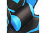Компьютерное кресло Racer черное / голубое. Фото 8