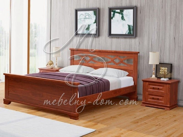 Кровать из массива сосны Райтон natura Лира-М. Фото 2