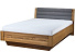 Кровать с подъемным стеллажом и ящиком для белья «VELVET» 140x200. Фото 4