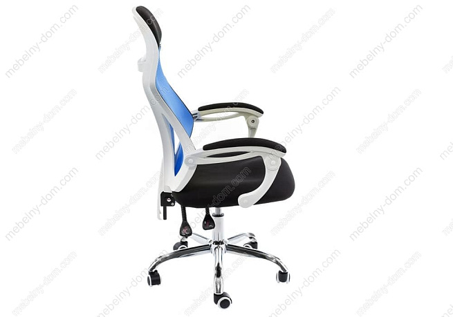 Компьютерное кресло Armor белое / черное / голубое. Фото 2