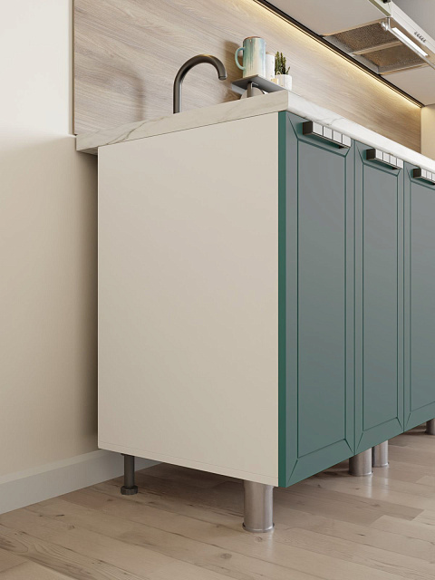 Кухонный гарнитур «Лилия» 2,4м, изумруд. Фото 5