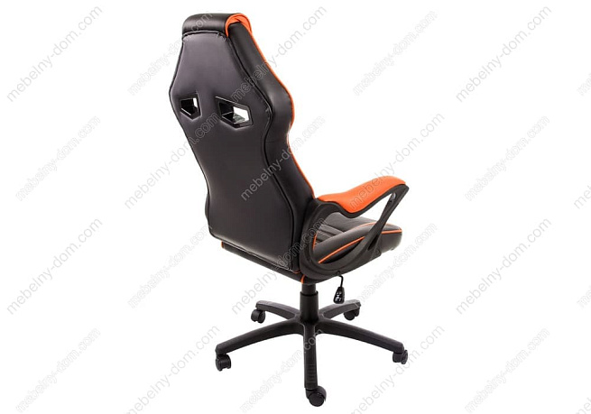 Офисное кресло Monza черное / оранжевое. Фото 3