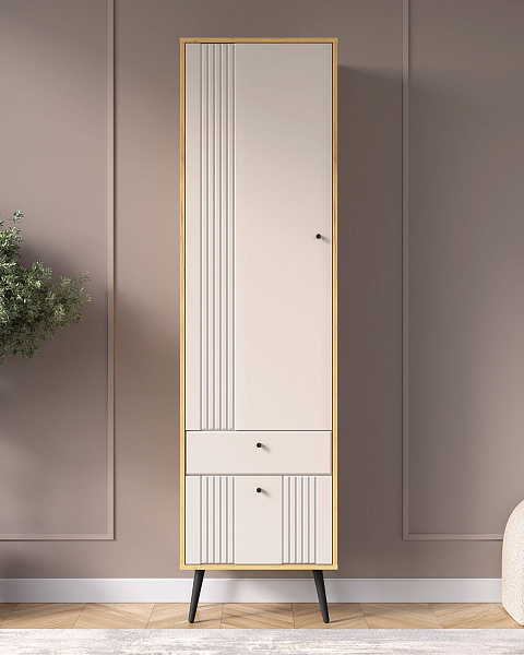 Шкаф Вега Саксония 54, миндаль. Фото 6