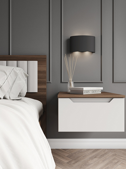 Тумба Роза 450 Тренто, белый скин. Фото 2