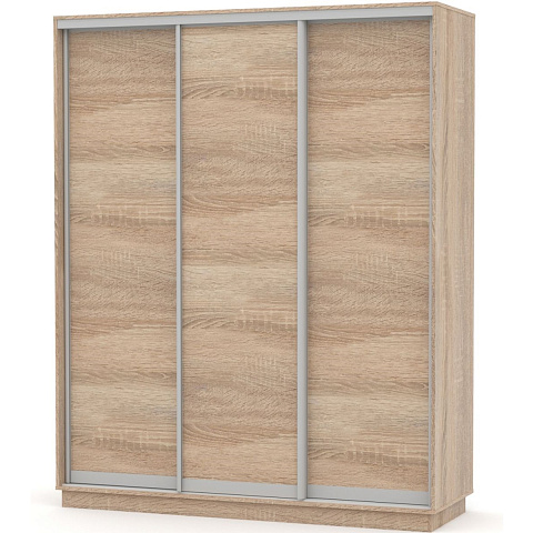 Шкаф-купе «Тетрис» 180/220 ДДД, Дуб сонома. Фото 1