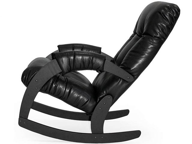 Кресло-качалка Модель 67, венге, Vegas Lite Black. Фото 3