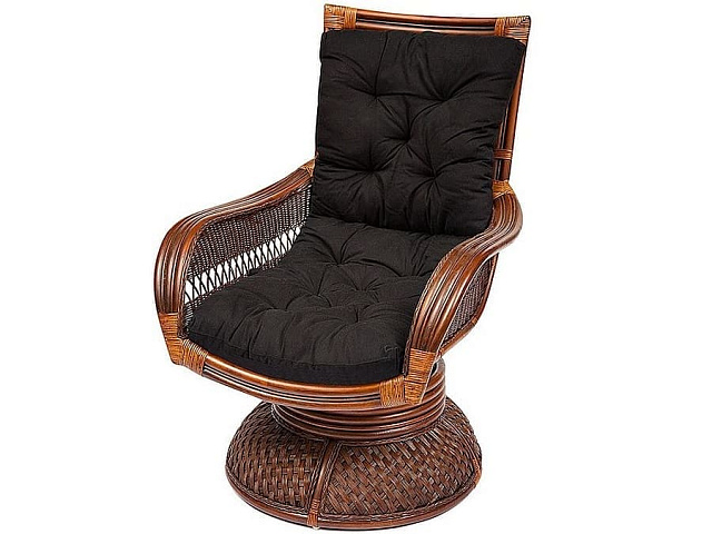 Кресло-качалка плетёное из ротанга Andrea Relax. Фото 1