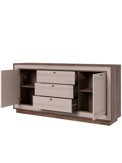 Комод «Прато» 180, таксония шоколад/кофе с молоком. Фото 3