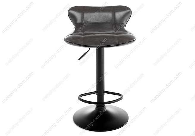 Барный стул Domus черный / коричневый. Фото 2