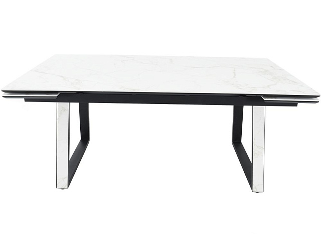 Стол «Monaco» Quadro, Calacata vaglioro, каркас черный. Фото 6