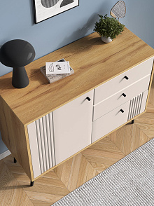 Комод Вега Саксония 105, миндаль от магазина Мебельный дом