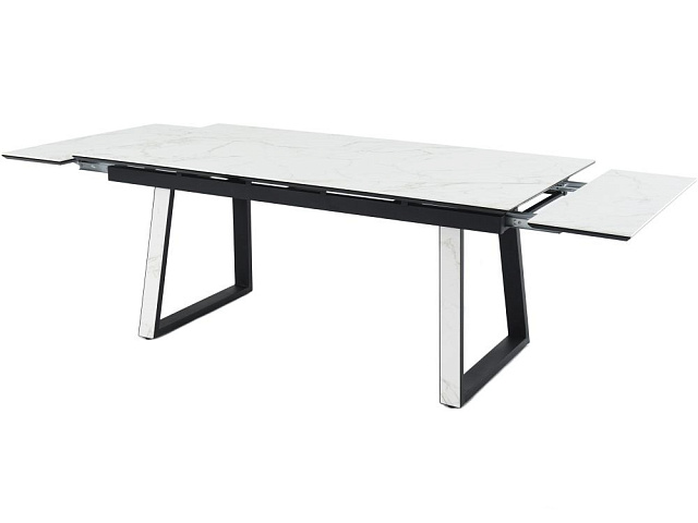 Стол «Monaco» Quadro, Calacata vaglioro, каркас черный. Фото 3