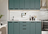 Кухонный гарнитур «Лаванда» 1,8м, изумруд. Фото 1