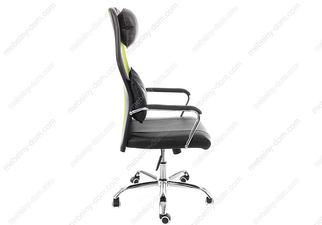 Компьютерное кресло Unic черное / зеленое. Фото 2