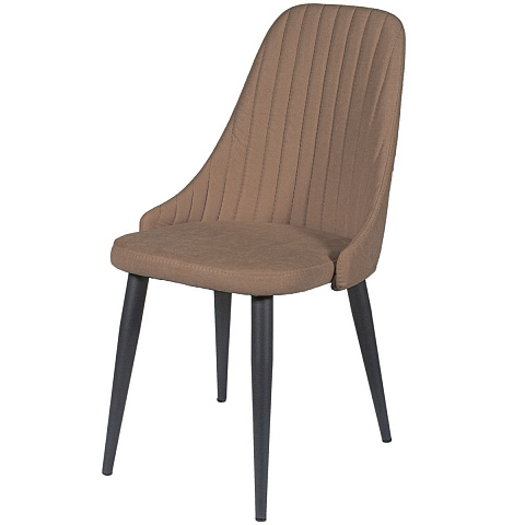 Стул ДП2-30 «Шато», ткань «Канди Мокко», каркас черный. Фото 1