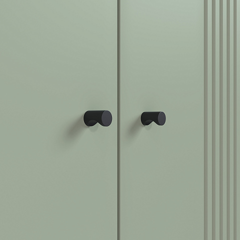 Шкаф Вега Саксония 90, серо-зеленый. Фото 4