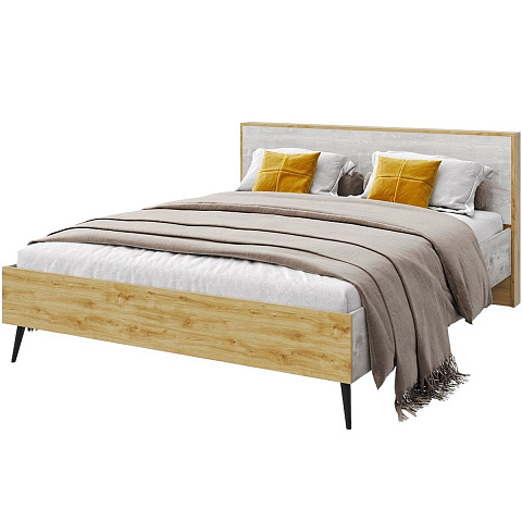 Спальня «Саванна» КМК 0973, бетон пайн светлый/дуб наварра. Фото 3