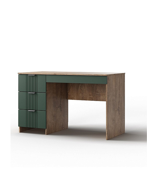 Стол «Герта» КМК 0979.30, дуб канзас/зеленый матовый. Фото 1