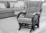 Кресло-глайдер, Модель 78 Венге, Verona Light Grey. Фото 3