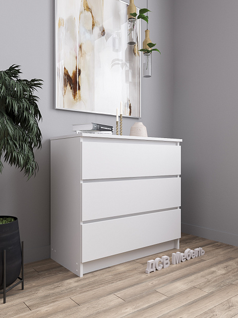 Комод Мори МК 800.1, Белый. Фото 2