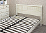 Кровать c матрасом «I-3655» 160x200, белая. Фото 3