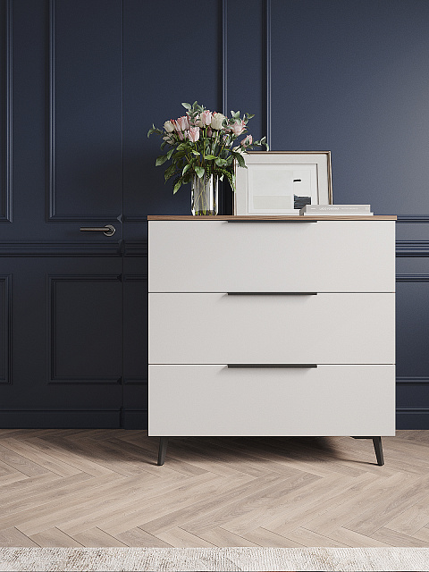 Комод Роза 900 Ройс, белый скин. Фото 2