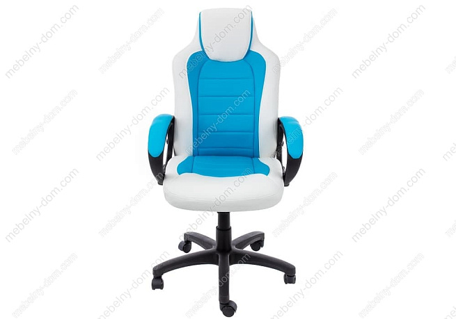 Компьютерное кресло Kadis светло-синее / белое. Фото 1