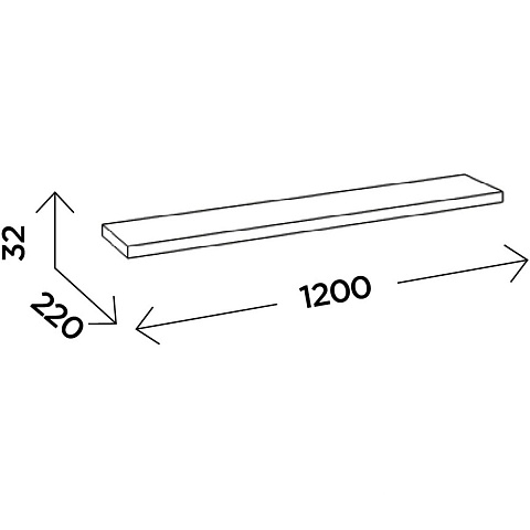 Полка «Виллитус» М8, Дуб вотан. Фото 2