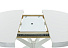 Стол «Оскар» D950 GLASS, стекло белое. Фото 7